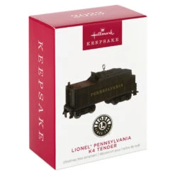 Hallmark Lionel® Pennsylvania K4 Tender Metal Ornament -Home Improvement Store Lionel Trains Black Engine Keepsake Ornament 2199QXI6377 04