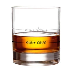 Man Cave Man Down Rocks Glass, 10 Oz. 7 Man Cave Man Down Rocks Glass, 10 Oz. -Home Improvement Store Man Cave Man Down Rocks Glass PRC6002 03