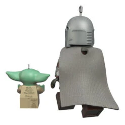 Hallmark The Mandalorian™ And Grogu™ LEGO® Star Wars™ Minifigure Ornaments, Set Of 2 -Home Improvement Store Mandalorian Grogu LEGO Minifig Keepsake Ornaments 2499QXI7079 06