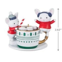 Hallmark Merry Mice With Hot Cocoa Ornament -Home Improvement Store Mice in Hot Cocoa Mug Keepsake Ornament 1999QXT4119 03