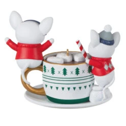Hallmark Merry Mice With Hot Cocoa Ornament -Home Improvement Store Mice in Hot Cocoa Mug Keepsake Ornament 1999QXT4119 06