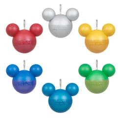 Hallmark Mini Disney Mickey Mouse Ornaments, Set Of 6 -Home Improvement Store Mickey Ears Balls Keepsake Ornaments 1599QSB6217 06