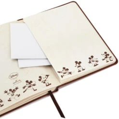 Hallmark Disney Mickey Mouse Brown Faux Leather Journal -Home Improvement Store Mickey Mouse Drawings Brown Faux Leather Notebook 5HWJ6940 04