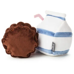 Hallmark Better Together Milk And Cookie Magnetic Plush, 6" -Home Improvement Store Milk Carton and Chocolate Cookie Magnetic Plush 1KID1642 03