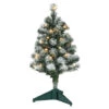 Hallmark Mini Flocked Pre-Lit Christmas Tree, 18.75" -Home Improvement Store Miniature Flocked PreLit Keepsake Christmas Tree 2999QSB6339 01
