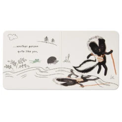 Hallmark MopTops Skunk Stuffed Animal With You Are Unique Board Book -Home Improvement Store MopTops Plush Skunk Stuffed Animal and Board Book 1KID2082 06