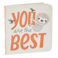 Hallmark MopTops Sloth Stuffed Animal With You Are The Best Board Book -Home Improvement Store MopTops Plush Sloth Stuffed Animal and Board Book 1KID2083 04