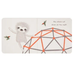 Hallmark MopTops Sloth Stuffed Animal With You Are The Best Board Book -Home Improvement Store MopTops Plush Sloth Stuffed Animal and Board Book 1KID2083 06