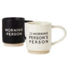 Hallmark Morning Person Stacking Mugs, Set Of 2 -Home Improvement Store Morning Person Stacking Mugs 1SNN1068 01