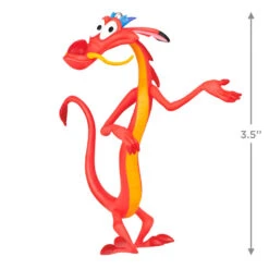 Hallmark Disney Mulan Mushu Ornament -Home Improvement Store Mulan Mushu the Dragon Keepsake Ornament 1899QXD6647 03