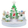 Hallmark Snowtop Lodge Christmas Concert Tabletop Decoration With Light And Sound -Home Improvement Store Musical Snowmen Ornaments Keepsake Decoration 1QFM3929 01