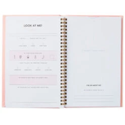 Hallmark My First Year Baby Book For Girl -Home Improvement Store My First Year Pink Baby Book for Girl 1BBA4136 04