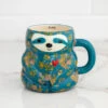 Natural Life Sylvia Sloth Sculpted Folk Mug, 16 Oz. -Home Improvement Store Natural Life Sylvia Sloth Sculpted Folk Mug MUG456 01