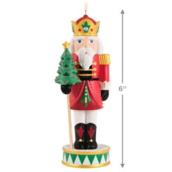 Hallmark Noble Nutcrackers Special Edition Porcelain Ornament -Home Improvement Store Nutcracker With Tree Keepsake Ornament 3499QGO2979 03