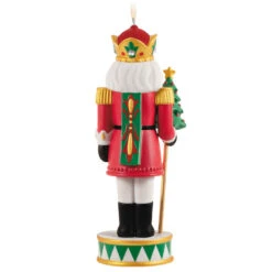 Hallmark Noble Nutcrackers Special Edition Porcelain Ornament -Home Improvement Store Nutcracker With Tree Keepsake Ornament 3499QGO2979 06