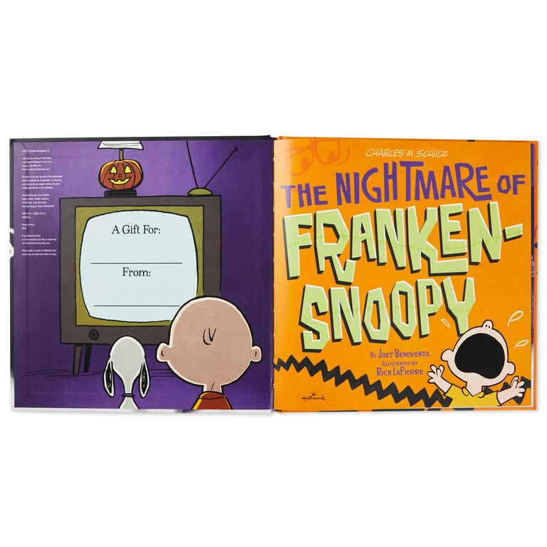 Hallmark Peanuts® The Nightmare Of Franken-Snoopy Book 5 Hallmark Peanuts® The Nightmare Of Franken-Snoopy Book - Image 3