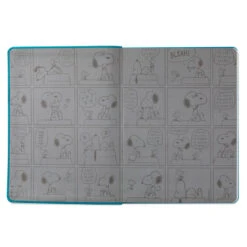 Hallmark Peanuts® Snoopy And Woodstock Faux Leather Notebook -Home Improvement Store Peanuts Snoopy and Woodstock Etched Blue Notebook 1HWJ7053 03