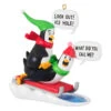Hallmark What Did You Call Me? Ornament -Home Improvement Store Penguins Sledding Keepsake Ornament 2099QGO2867 01