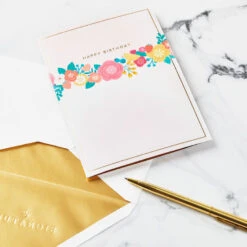 Hallmark Every Good Thing Floral Cake 3D Pop-Up Birthday Card -Home Improvement Store Pink Cake and Flowers 3D PopUp Birthday Card for Her 1299LAD2886 05