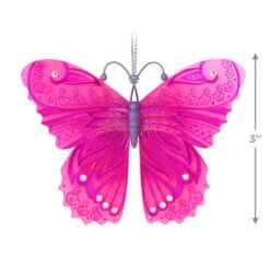 Hallmark Brilliant Butterflies Ornament -Home Improvement Store Pink and Purple Butterfly Keepsake Ornament 1799QXR8077 03