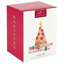 Hallmark O Pizza Tree Ornament -Home Improvement Store Pizza Christmas Tree on Boxes Keepsake Ornament 1799QGO2857 04