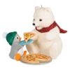 Hallmark Snowball And Tuxedo Sharing A Slice Ornament -Home Improvement Store Polar Bear and Penguin Keepsake Ornament 1799QXR8049 01