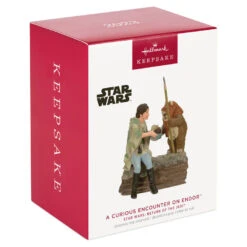 Hallmark Star Wars: Return Of The Jedi™ A Curious Encounter On Endor™ Ornament -Home Improvement Store Return of the Jedi Wicket Ewok Keepsake Ornament 2699QXI7097 04