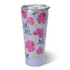 Swig Enchanted Floral Stainless Steel Tumbler, 32 Oz. -Home Improvement Store Roses on Lavender Stainless Steel Tumbler S102C32EC 01