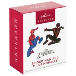 Hallmark Mini Marvel Spider-Man And Miles Morales Ornaments, Set Of 2 18 Hallmark Mini Marvel Spider-Man And Miles Morales Ornaments, Set Of 2 -Home Improvement Store Spiderman Miles Morales Keepsake Ornaments 1999QXM9337 06