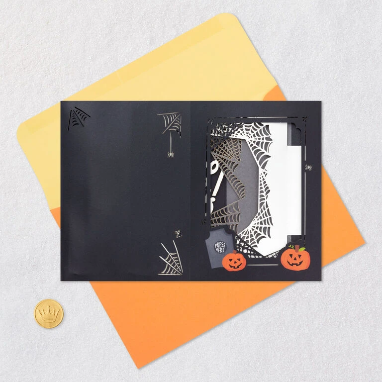Hallmark Boo To You Musical 3D Pop-Up Halloween Card With Light 8 Hallmark Boo To You Musical 3D Pop-Up Halloween Card With Light - Image 6