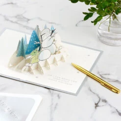 Hallmark Star Wars: The Mandalorian™ Grogu™ Warm Wishes 3D Pop-Up Holiday Card -Home Improvement Store Star Wars The Mandalorian Grogu 3D PopUp Holiday Card 1499XXH9985 08