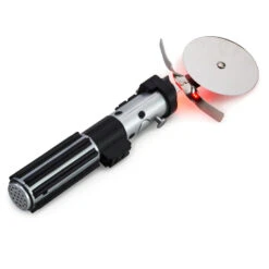 Hallmark Star Wars™ Lightsaber™ Pizza Cutter With Sound -Home Improvement Store Star Wars Vader Lightsaber Pizza Cutter With Sound 1SHP2165 03