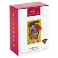Hallmark DC™ 85th Anniversary Superman™ Ornament -Home Improvement Store Superman Comic Book Keepsake Ornament 1999QXI6109 04
