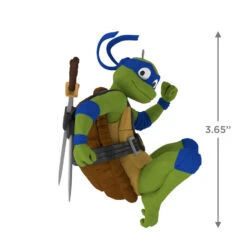 Hallmark Teenage Mutant Ninja Turtles: Mutant Mayhem Leonardo Ornament -Home Improvement Store TMNT Mutant Mayhem Leonardo Keepsake Ornament 1899QXI7369 03