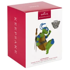 Hallmark Teenage Mutant Ninja Turtles: Mutant Mayhem Leonardo Ornament -Home Improvement Store TMNT Mutant Mayhem Leonardo Keepsake Ornament 1899QXI7369 04
