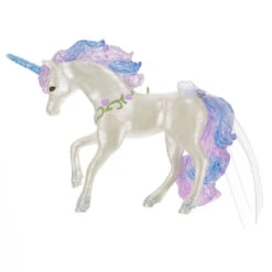 Hallmark Majestic Unicorn Ornament -Home Improvement Store White Blue and Purple Unicorn Keepsake Ornament 1799QGO2717 06