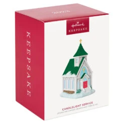 Hallmark Candlelight Service Ornament 11 Hallmark Candlelight Service Ornament -Home Improvement Store White Church With Green Steeple Keepsake Ornament 2199QGO2767 04