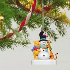 Hallmark Disney Winnie The Pooh A Happy Holiday Hug Musical Ornament -Home Improvement Store Winnie the Pooh Tigger Piglet Keepsake Ornament 2999QXD6737 02