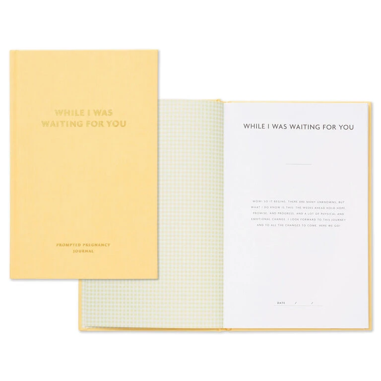 Hallmark While I Was Waiting Prompted Pregnancy Journal 4 Hallmark While I Was Waiting Prompted Pregnancy Journal - Image 2